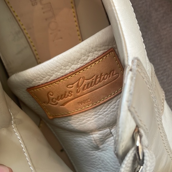Louis Vuitton Beige X Ivory Rennes Sneaker - Picture 5 of 10